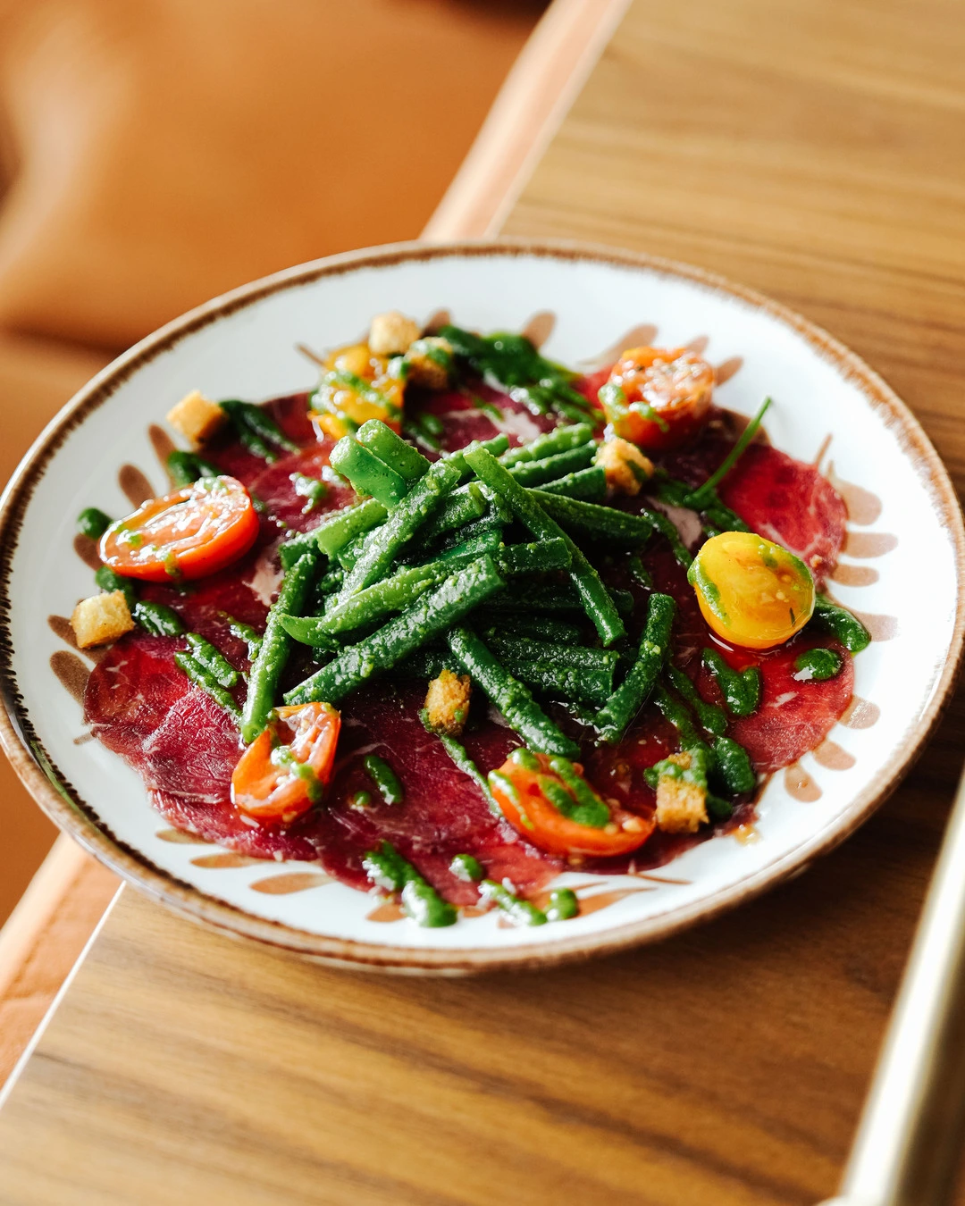 Le carpaccio de bœuf fumé de la Maison Metzger
