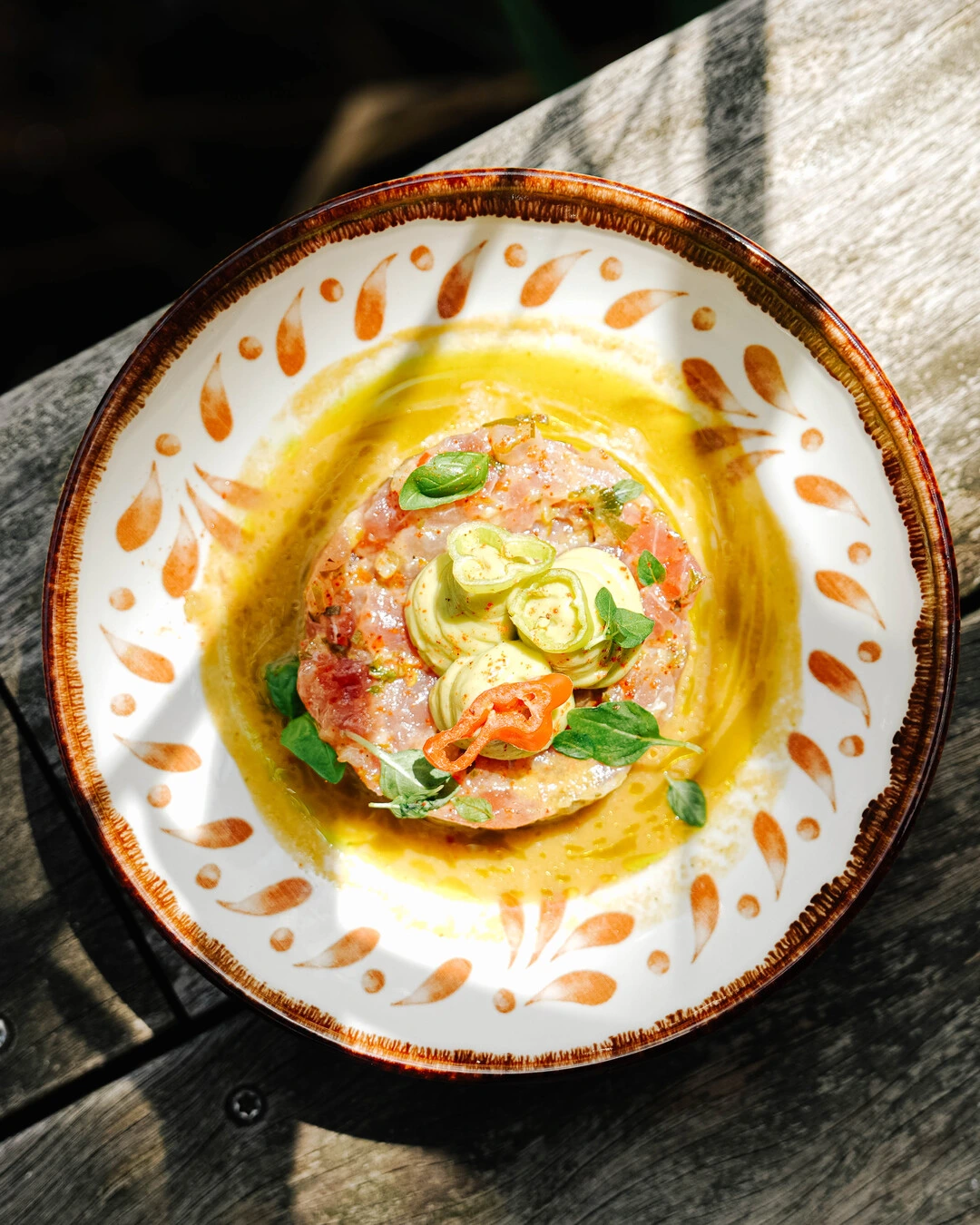 Le tartare de thon avocat